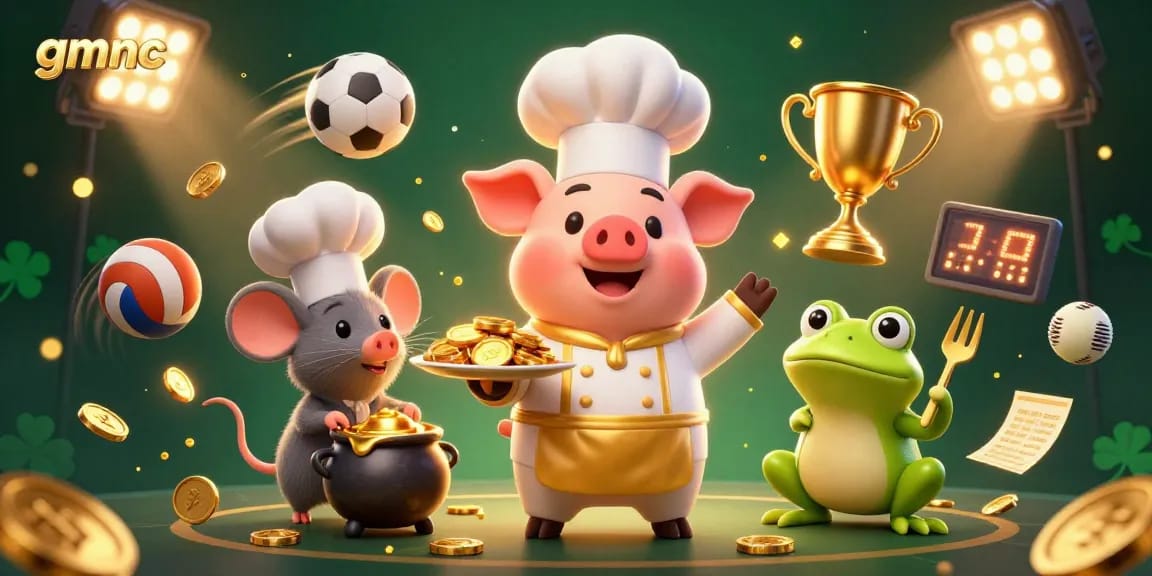 ENGAGE in gmnc with exciting action from a chef pig and gold! Explore captivating gambling elements.