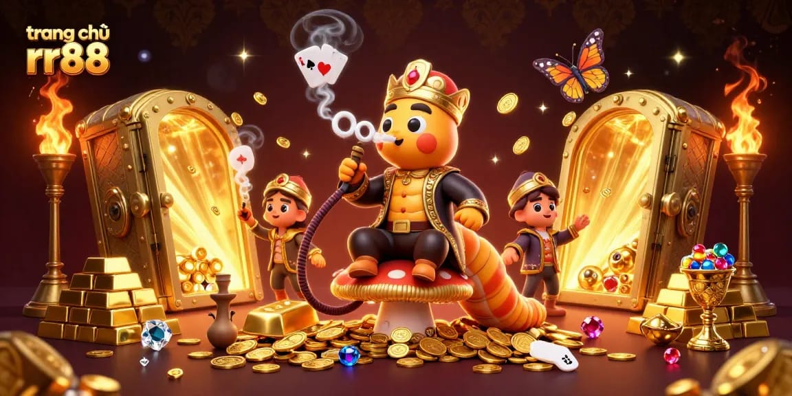 Experience thrilling rewards at trang chủ rr88 with vibrant 3D casino illustration showcasing a magical atmosphere.