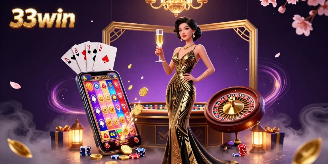 Spin vibrant slot games with 33win and enjoy glamorous casino experiences full of excitement.