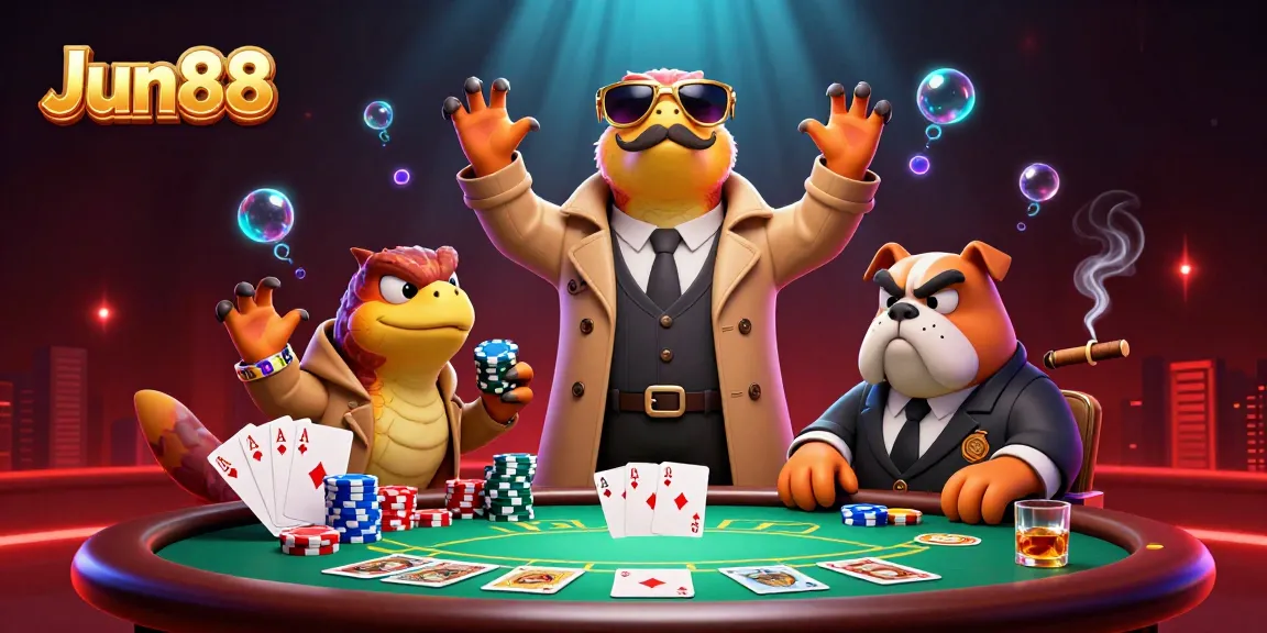 Engage in thrilling action at Jun88 with raptors in disguise at a vibrant casino environment.