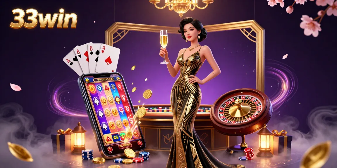 Spin vibrant slot games with 33win and enjoy glamorous casino experiences full of excitement.