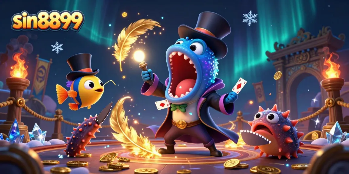 Experience the thrill of sin8899 as magical sea creatures perform enchanting tricks in this vibrant underwater casino.