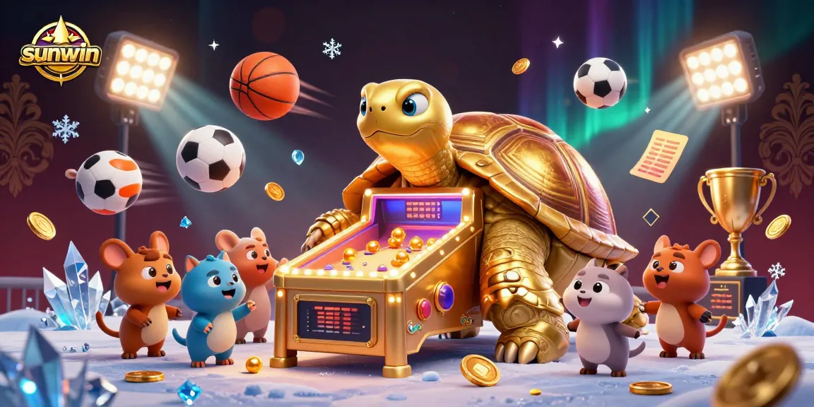 Engage in thrilling gameplay with sunwin's unique casino experience featuring dynamic golden tortoise pinball machine.