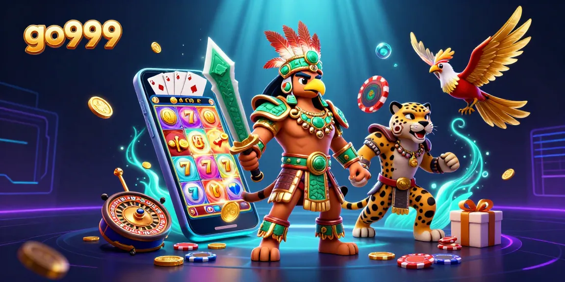 Experience thrilling games at go999 with golden coins, slot machines, and epic warriors!
