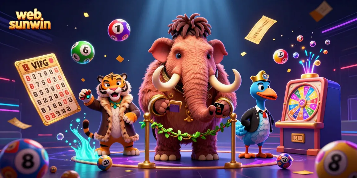 Experience thrilling gaming action with web sunwin’s vibrant lottery scene featuring unique characters.