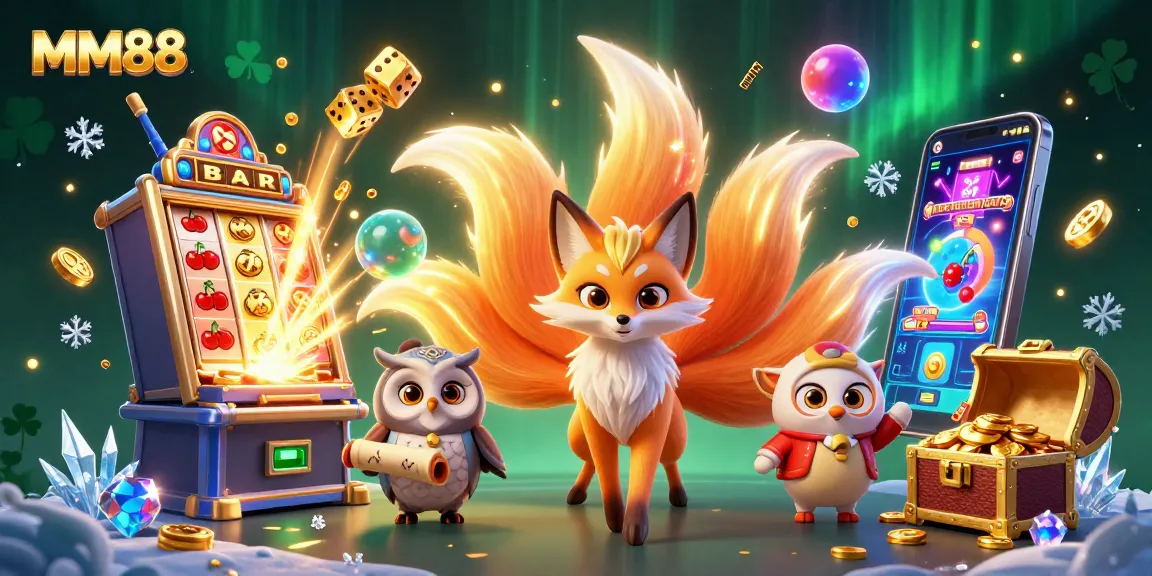 Experience MM88's vibrant online casino with exciting games, jackpots, and colorful characters.