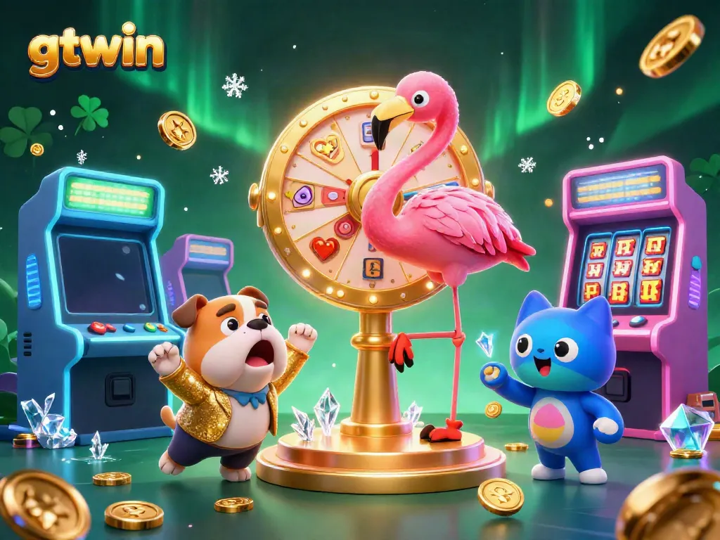 Experience thrilling moments at gtwin with a lively game show featuring slots and prizes.