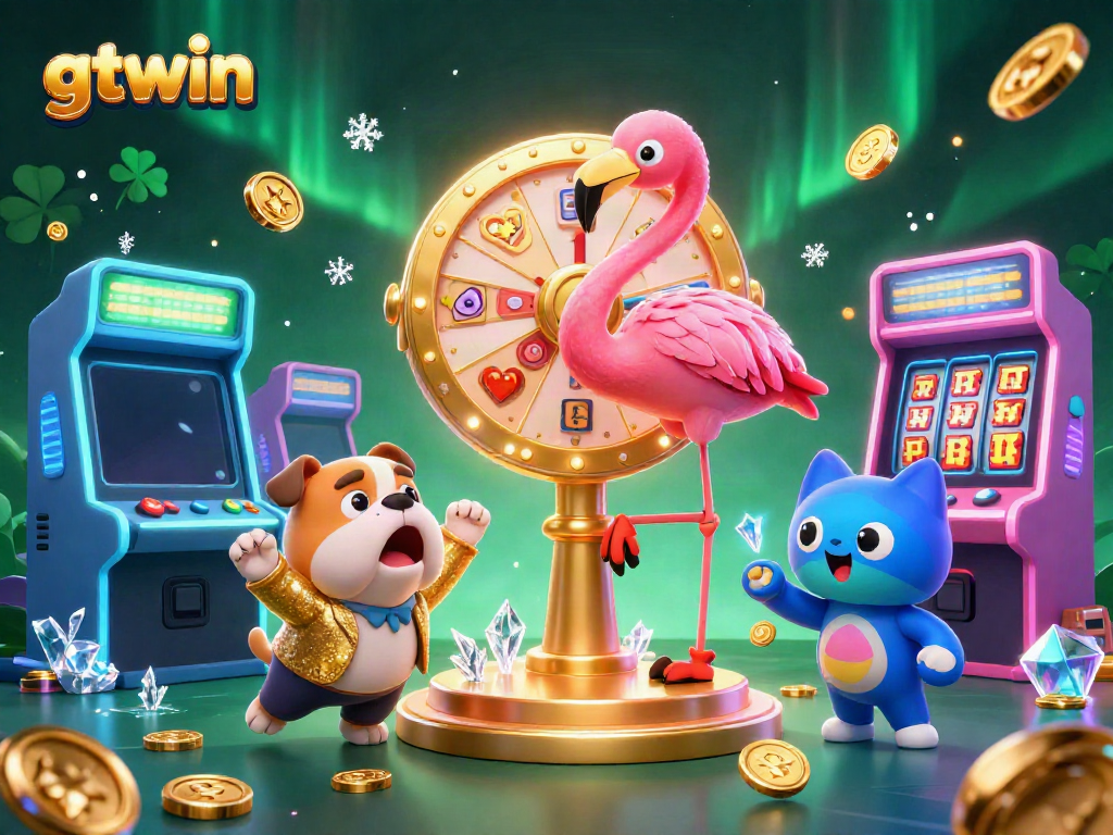 Experience thrilling moments at gtwin with a lively game show featuring slots and prizes.
