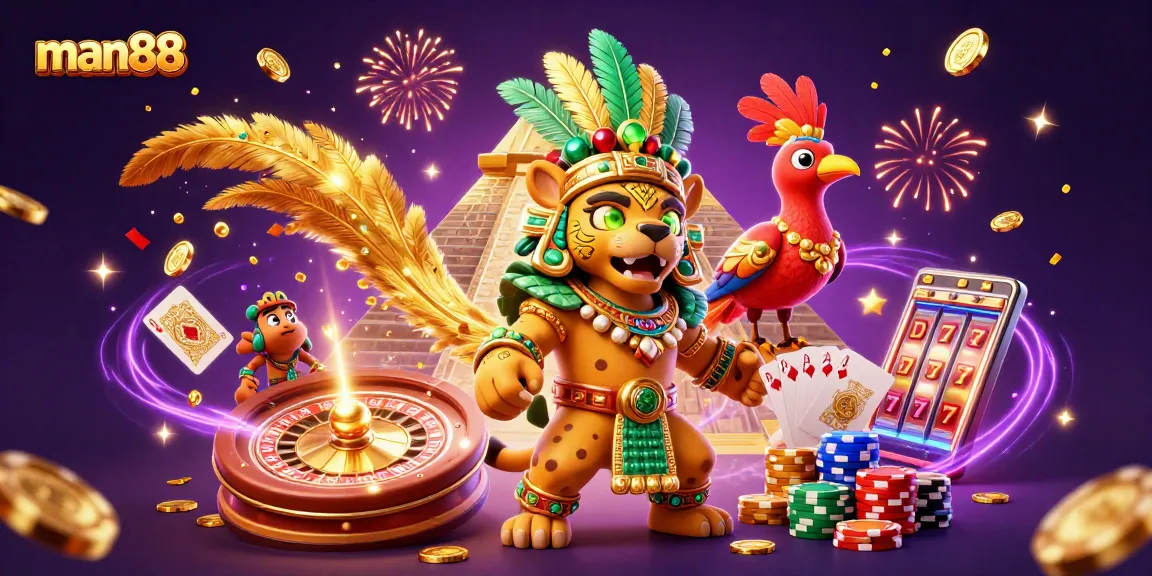 Experience thrilling gaming opportunities with man88 showcasing a vibrant casino scene filled with action.