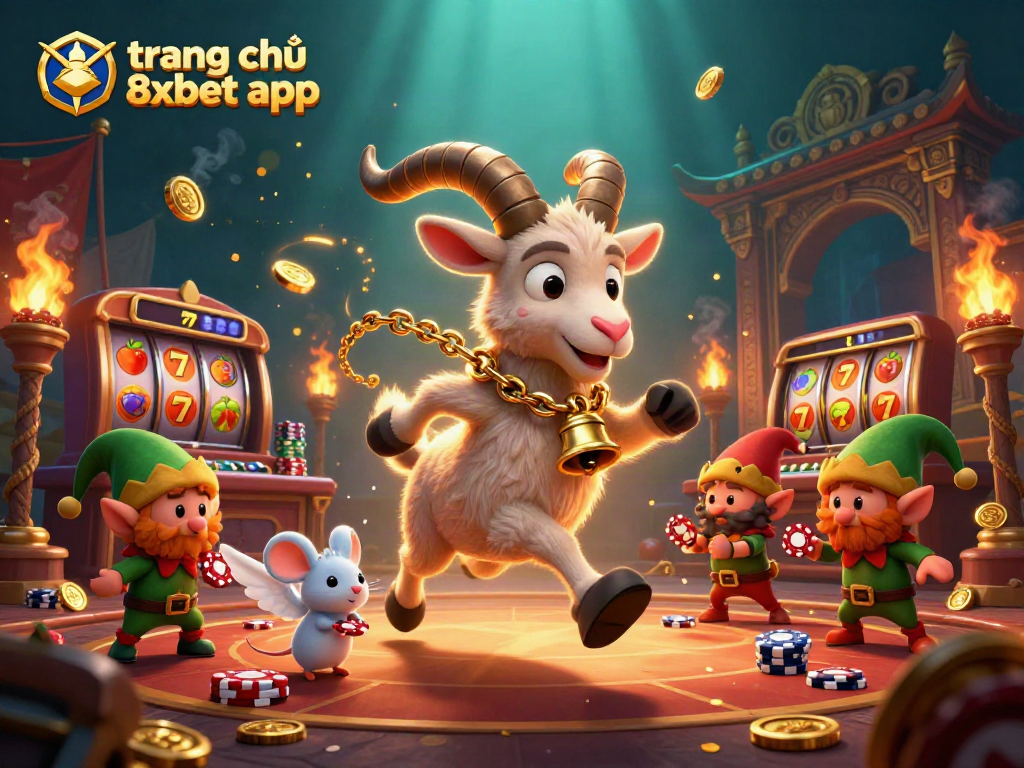 Experience the trang chủ 8xbet app with lively 3D casino action featuring Krampus and elf antics.